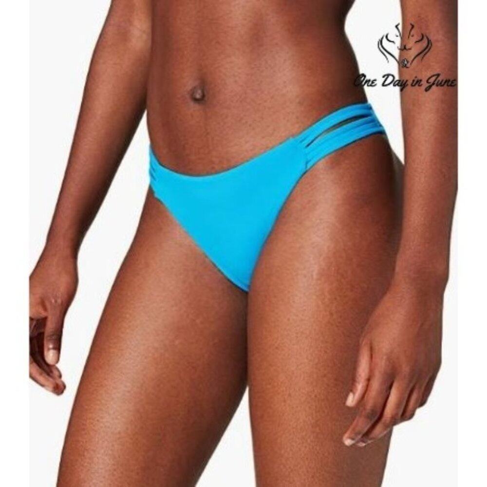 Seafolly Women's Standard Brazilian Multi Strap Bikini Bottom Size 2